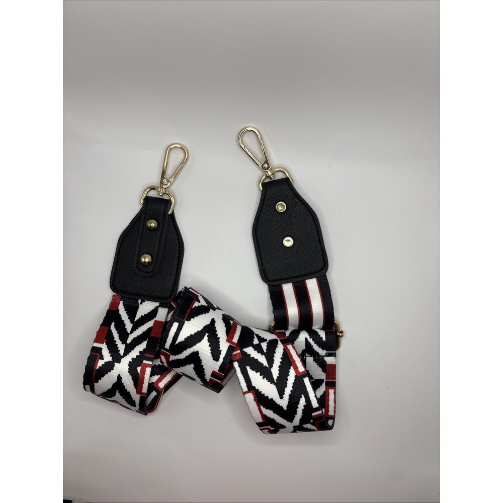 Red/Black Geo Pattern Adjustable Replacement Purs… - image 3